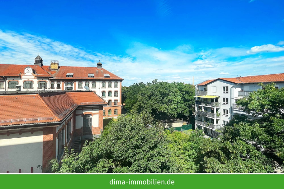 Ausblick vom Balkon