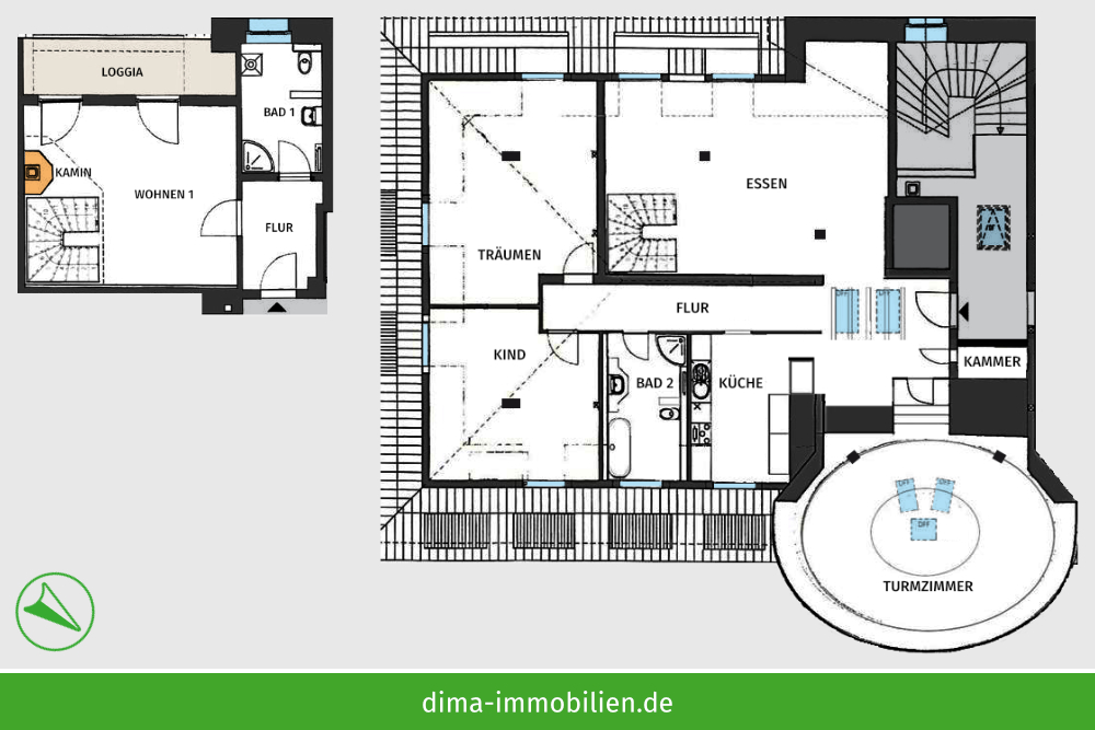 Maisonette-Wohnung