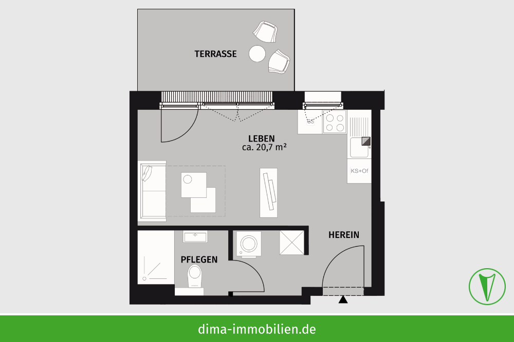 WE 02 im Erdgeschoss