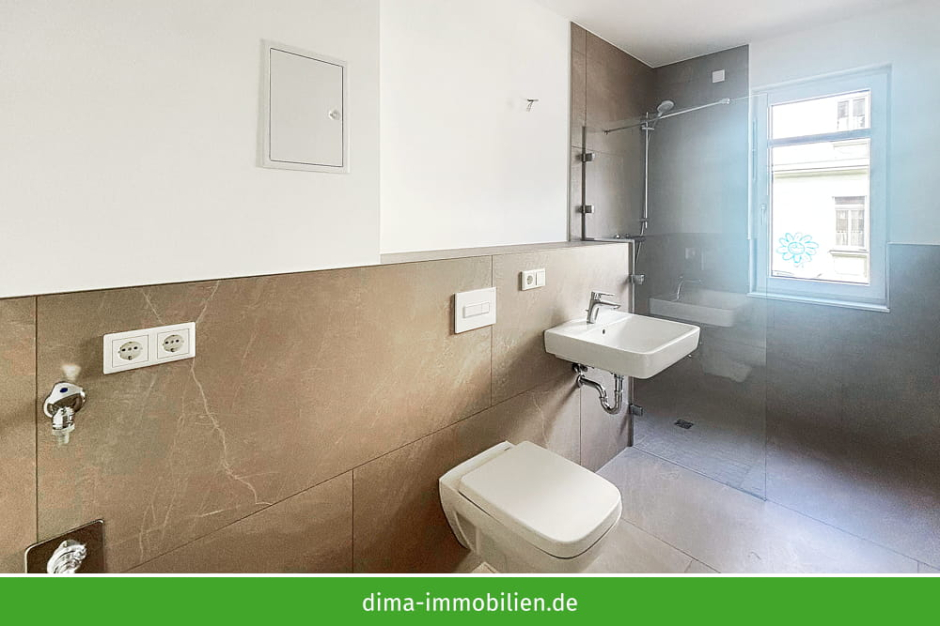 Duschbad mit WM-Anschluss