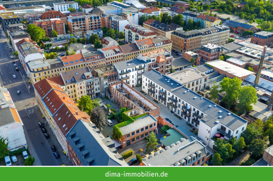 Luftbildaufnahme des Areals