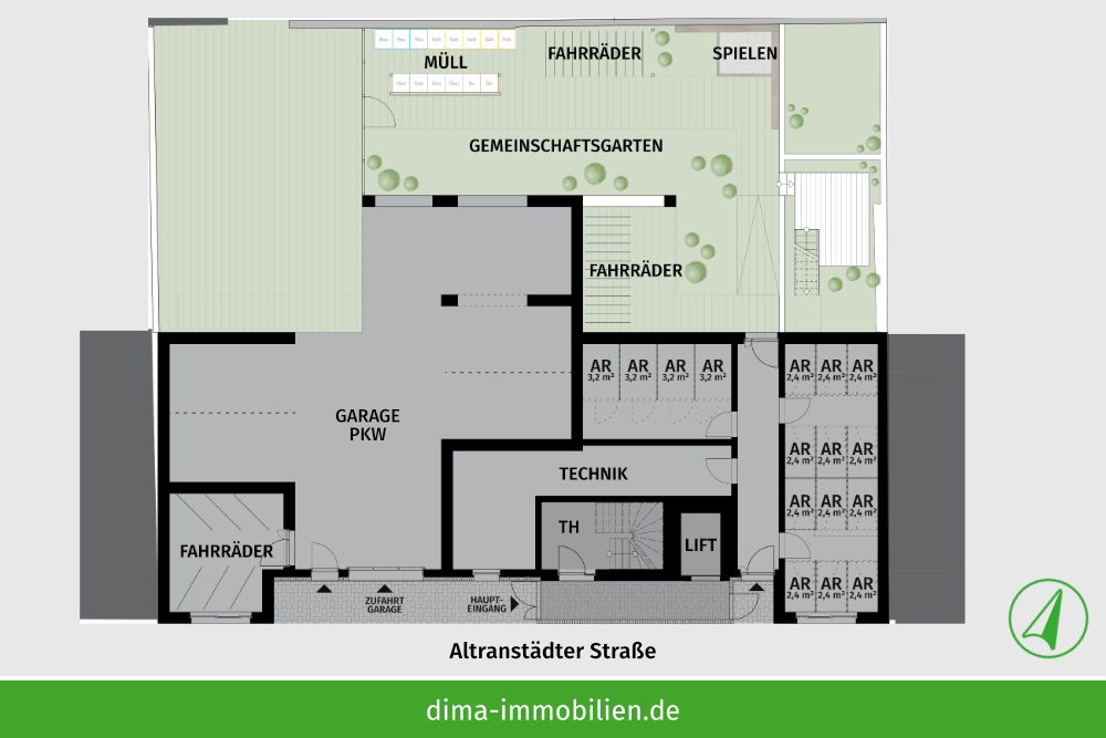 unverbindl. Lageplan