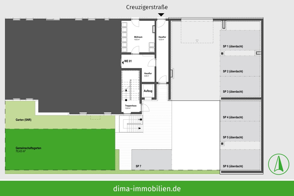 unverbindl. Lageplan