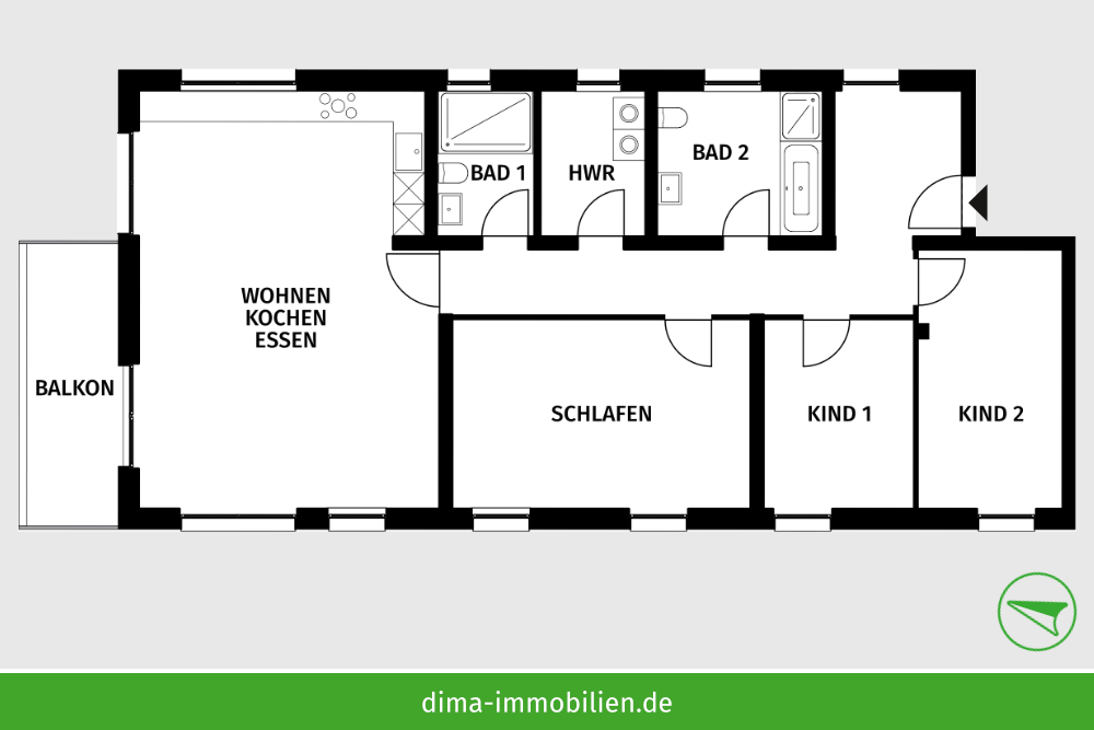 WE 20 im DG Hinterhaus