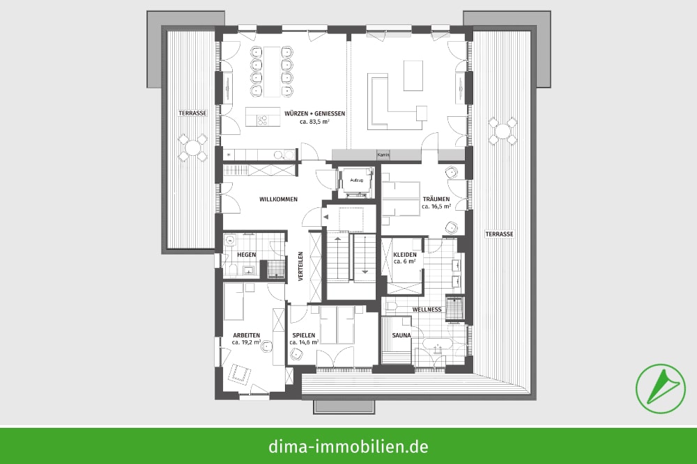 WE 09 im Dachgeschoss